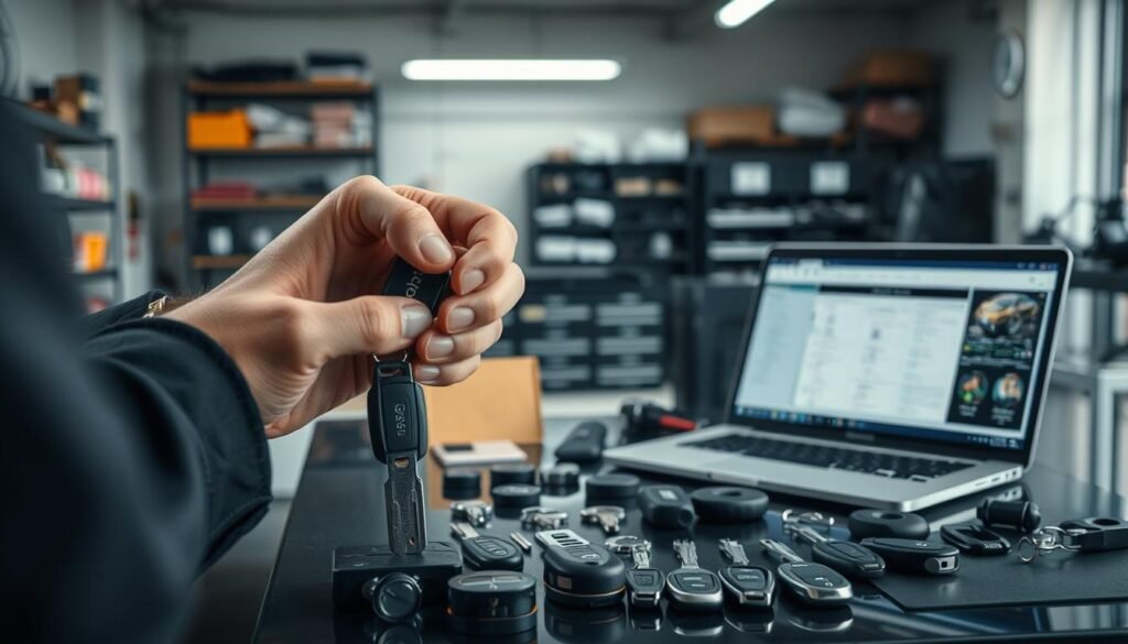 استبدال مفاتيح السيارات